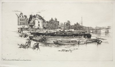 Whistlerův dům, Old Chelsea od Francis Seymour Haden