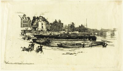 Whistlerův dům, Old Chelsea od Francis Seymour Haden