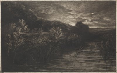 Winchelseaský kanál od Francis Seymour Haden