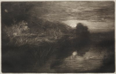 Winchelsea Canal, 1877. od Francis Seymour Haden