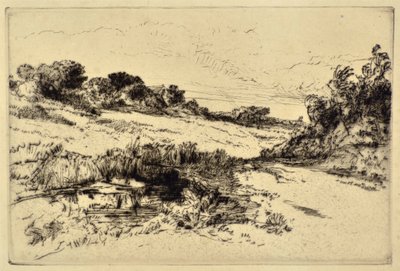 Větrný kopec č.1 od Francis Seymour Haden