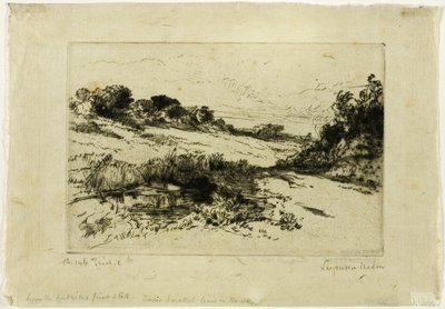 Windmill Hill, č. I od Francis Seymour Haden