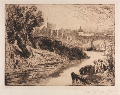 Windsorský zámek od Francis Seymour Haden