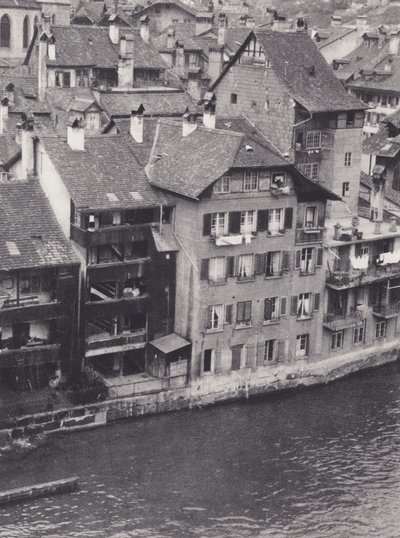 Bernská vysočina: Bern (černobílá fotografie) od Francis Sydney Smythe