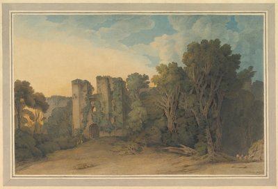 Hrad Berry Pomeroy v Devonu od Francis Towne