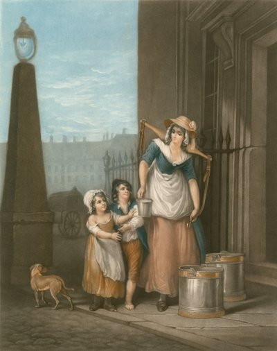 Mléko dole, pokojské od Francis Wheatley
