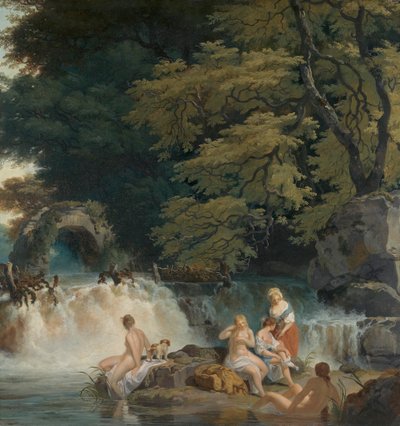 The Salmon Leap, Leixlip od Francis Wheatley