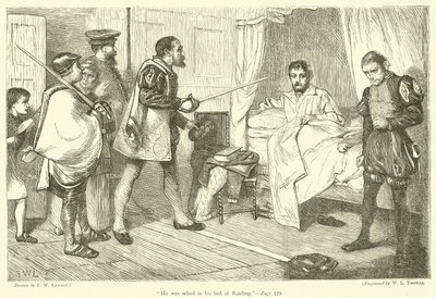 V Readingu byl zastižen na lůžku od Francis Wilfred Lawson