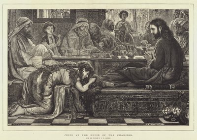 Ježíš v domě farizeů od Francis Wilfred Lawson