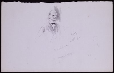 Portrét Arthura Rackhama od Francis Wilfred Lawson