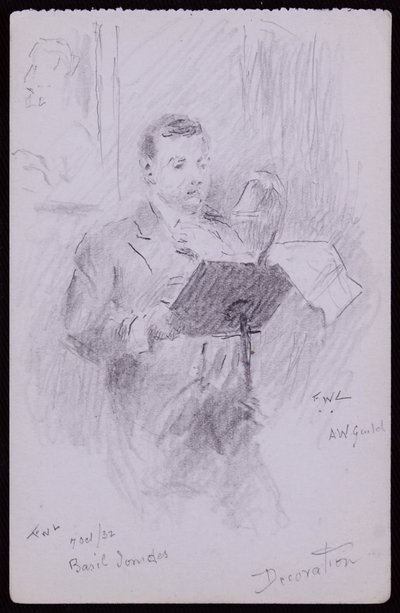 Portrét Basil Ionides od Francis Wilfred Lawson