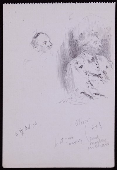 Portrét Basila Olivera od Francis Wilfred Lawson