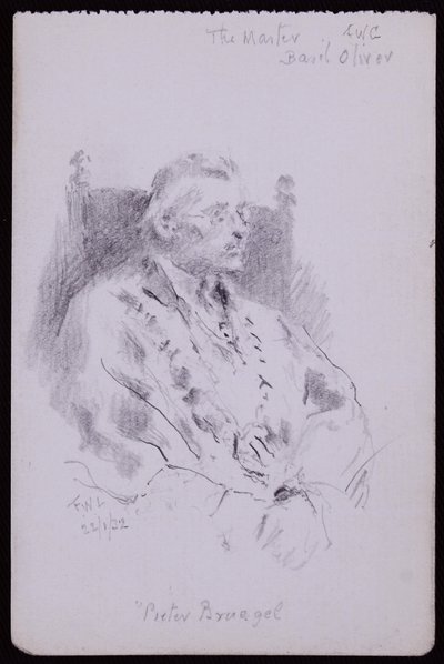 Portrét Basila Olivera od Francis Wilfred Lawson