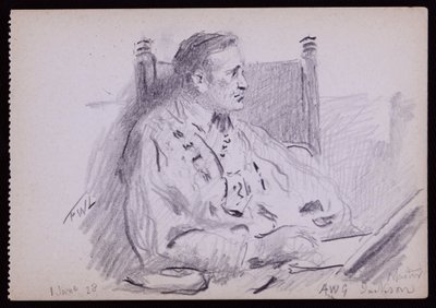 Portrét Ernesta Jacksona od Francis Wilfred Lawson
