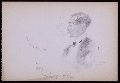Portrét FR Yerburyho od Francis Wilfred Lawson