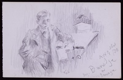 Portrét FV Burridge od Francis Wilfred Lawson