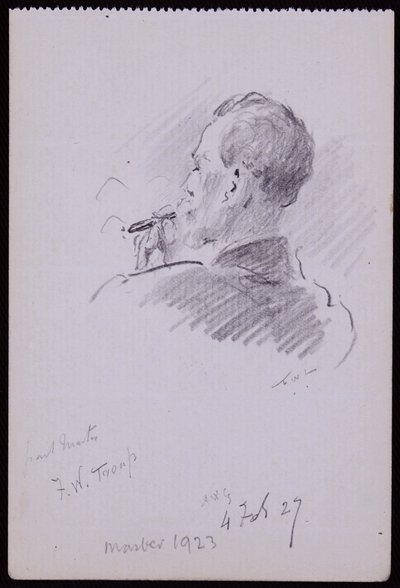 Portrét Francise Troupa od Francis Wilfred Lawson