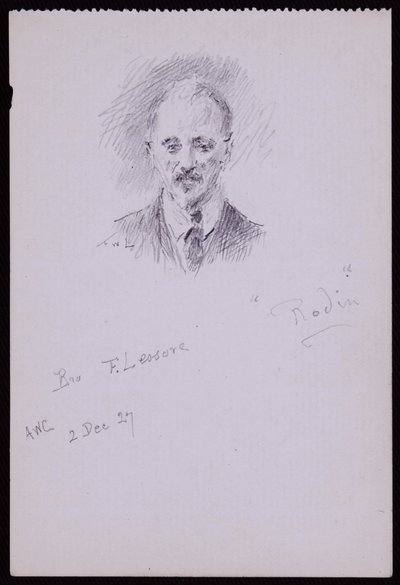 Portrét Fredericka Lessorea od Francis Wilfred Lawson