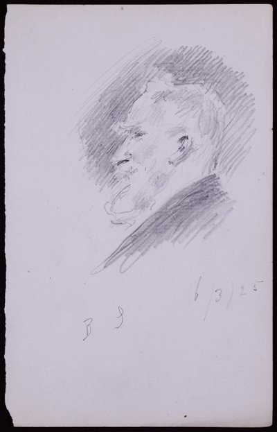 Portrét George Bernarda Shawa od Francis Wilfred Lawson