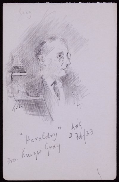 Portrét George Kruger Gray od Francis Wilfred Lawson