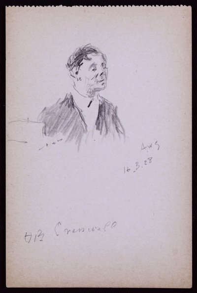 Portrét HB Cresswella od Francis Wilfred Lawson