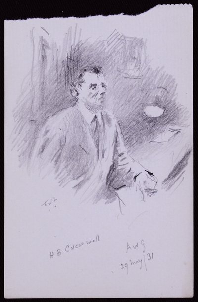 Portrét HB Cresswella od Francis Wilfred Lawson
