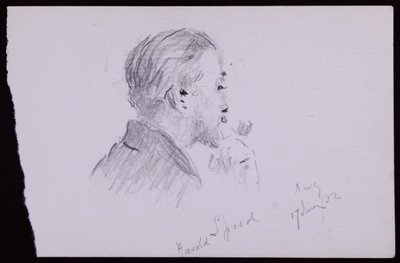 Portrét Harolda Speeda od Francis Wilfred Lawson