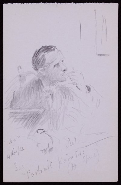 Portrét Harolda Speeda od Francis Wilfred Lawson