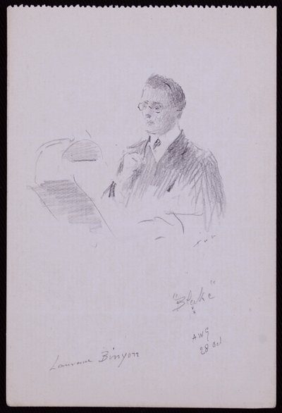 Portrét Laurence Binyona od Francis Wilfred Lawson