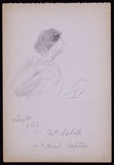 Portrét paní Arundel Esdaile od Francis Wilfred Lawson