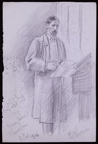 Portrét Philipa Normana od Francis Wilfred Lawson