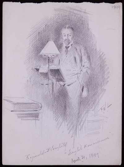 Portrét Reginalda Blomfielda od Francis Wilfred Lawson
