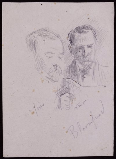 Portrét Reginalda Blomfielda, kolem roku 1894 (tužka na papíře) od Francis Wilfred Lawson