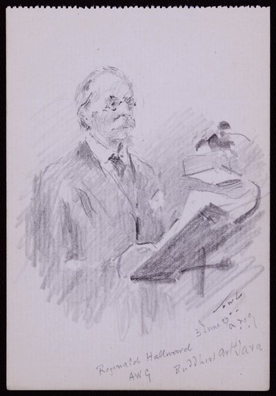 Portrét Reginalda Hallwarda od Francis Wilfred Lawson