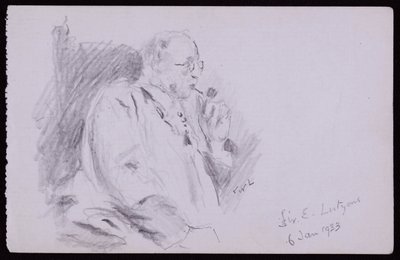 Portrét sira Edwina Lutyense od Francis Wilfred Lawson