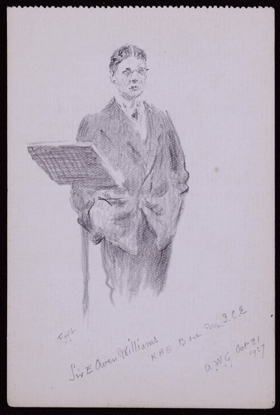 Portrét sira Owena Williamse od Francis Wilfred Lawson