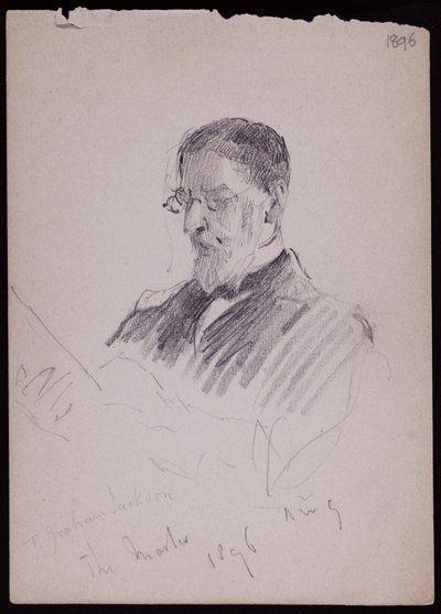 Portrét TG Jacksona od Francis Wilfred Lawson