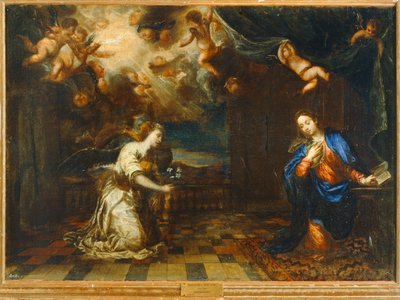 Zvěstování (obraz) od Francisco (1608 1685) Rizi