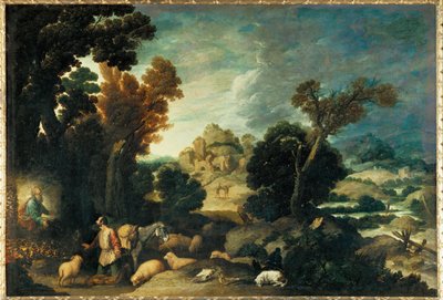 Le buisson ardent - Mojžíš a hořící keř ... od Francisco Collantes