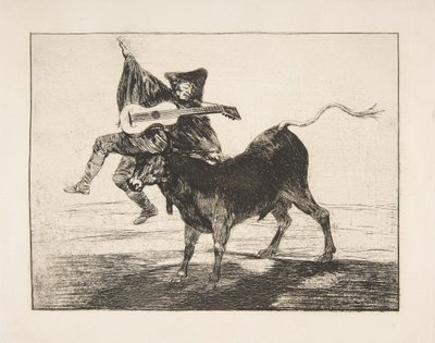 Barbarous Entertainment Barbara dibersion, 1800-1804. od Francisco de Goya