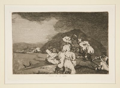 Jsi v pořádku? (It Serves You Right), pl. 6 z The Disasters of War od Francisco de Goya