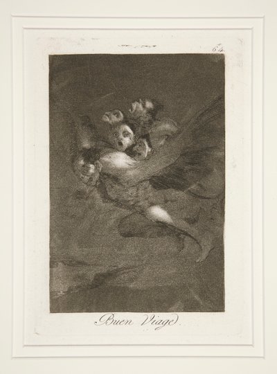 Šťastnou cestu (Bon Voyage), pl. 64 ze série Rozmary od Francisco de Goya