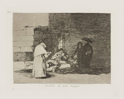 Dobročinnost ženy. (Žena od Francisco de Goya