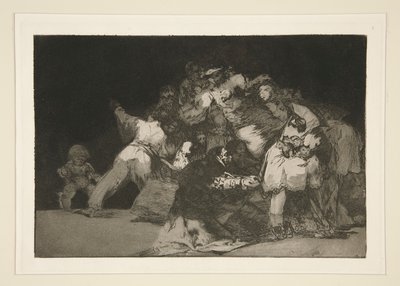 Nesourodý generál (General Folly), pl. 9 ze série Los proverbios od Francisco de Goya
