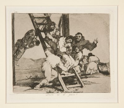 Těžký je krok! (Položka od Francisco de Goya