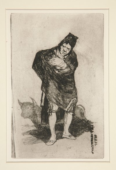 Cloaked Man od Francisco de Goya