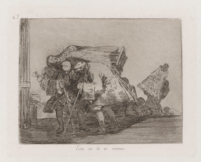 Tohle není méně, deska 67 z The Disasters of War od Francisco de Goya