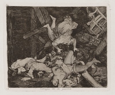 Ravages of War, Plate 30 z The Disasters of War od Francisco de Goya