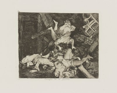 Válečné řádění. (Ravages of War.), pl. 30 ze série The Disasters of War od Francisco de Goya