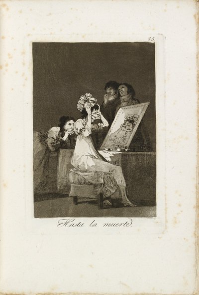 Až do smrti, 1799-1799 od Francisco de Goya